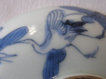 Chawan (lidded bowl) with cranes, 1800-1840 - Image 6