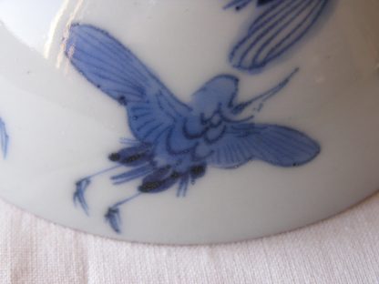 Chawan (lidded bowl) with cranes, 1800-1840 - Image 4