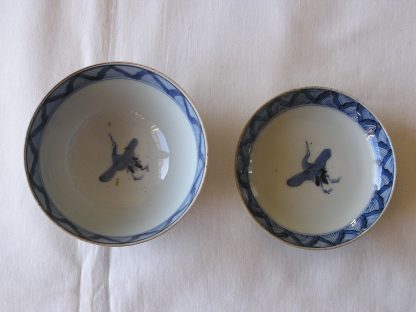 Chawan (lidded bowl) with cranes, 1800-1840 - Image 10