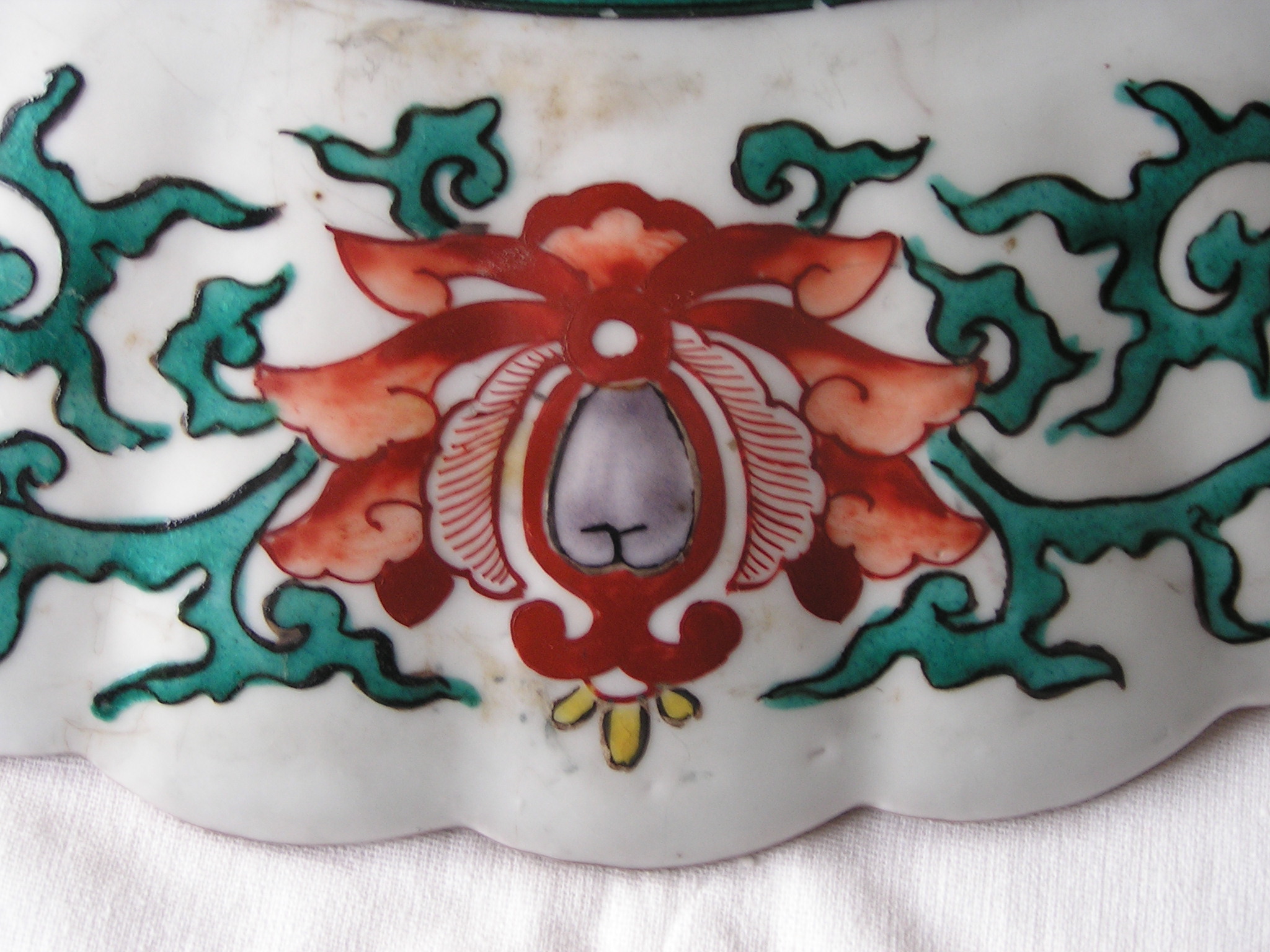 Kutani charger with festival, 1912-1926 - Image 11