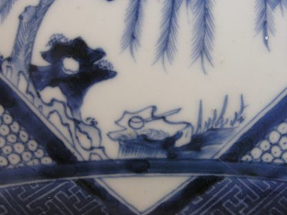 Oval plate with willow, 1780-1810 - Image 4