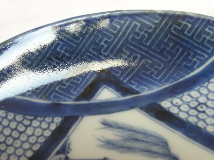 Oval plate with willow, 1780-1810 - Image 2