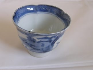 Cup with landscape and Chinese poem, 1770-1790