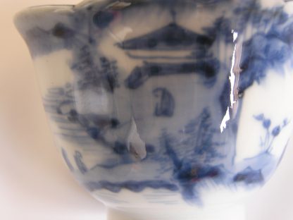 Cup with landscape and Chinese poem, 1770-1790 - Image 2