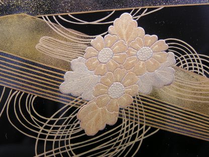 Lacquer tray with fans, 1868-1912 - Image 5