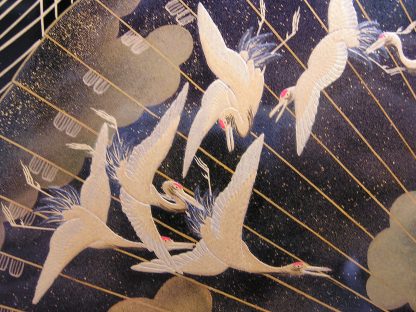 Lacquer tray with fans, 1868-1912 - Image 2