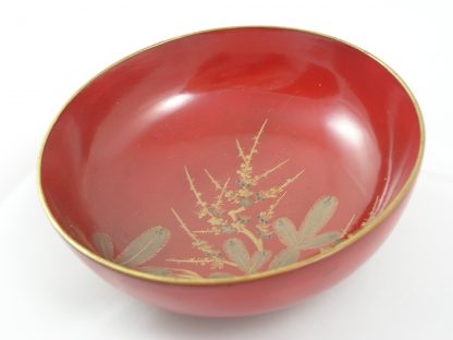 Lacquer bowl with pine branches, 1868-1912 - Image 2