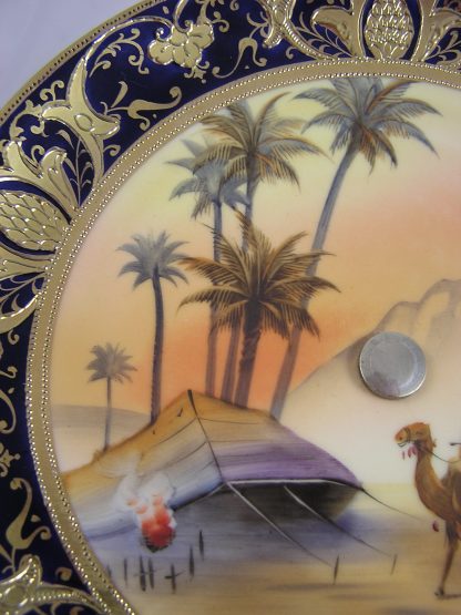 Noritake tazza with desert scene, 1900-1920 - Image 3