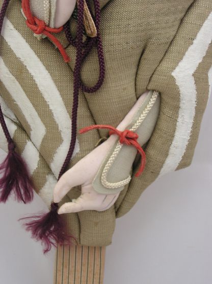 Hagoita with kabuki figure of Benkei, 1950-1960 - Image 5