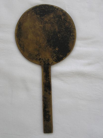 Bronze mirror signed Fujiwara Mitsumasa, 1800-1850 - Image 6