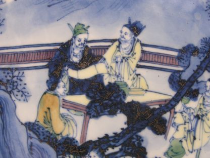 Kyoyaki plate by Takahashi Dohachi - Image 3