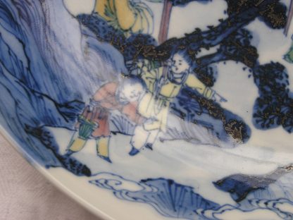 Kyoyaki plate by Takahashi Dohachi - Image 2