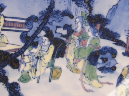 Kyoyaki plate by Takahashi Dohachi - Image 8