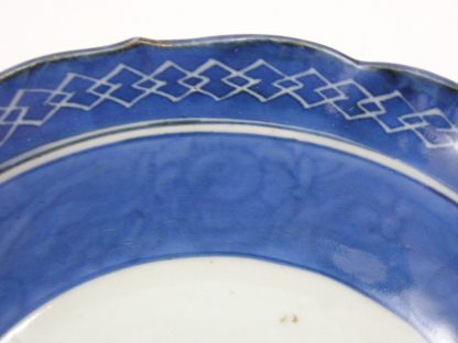 Twelve-lobed bowl with floral and abstract patterns, 1780-1820 - Image 2