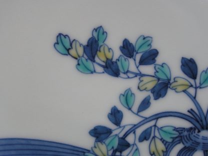 Imaemon plate with floral decoration, 1950-1970 - Image 4