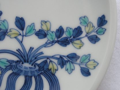 Imaemon plate with floral decoration, 1950-1970 - Image 3