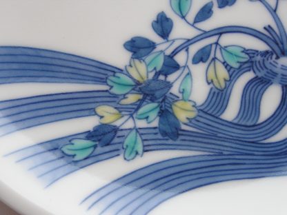 Imaemon plate with floral decoration, 1950-1970 - Image 2