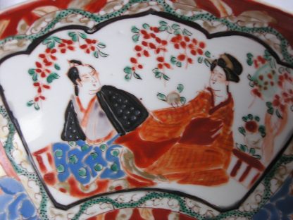 Bowl with Heian period couple, 1850-1870 - Image 3