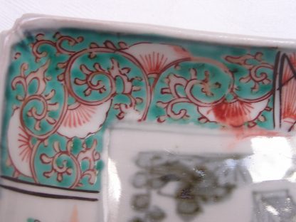 Rectangular plate (nagazara) with horses , 1800-1840 - Image 4