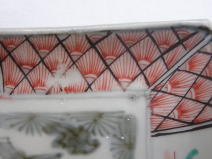 Rectangular plate (nagazara) with horses , 1800-1840 - Image 5