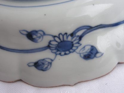 Eight-lobed bowl with fish and marine plants, 1760-1790 - Image 7