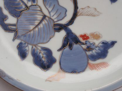Imari plate with aubergines, 1700-1750 - Image 2