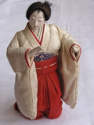 Hina doll (female attendant), 1850-1870