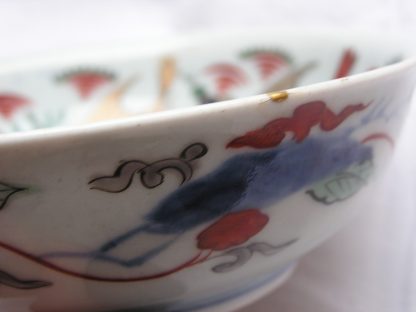 Bowl with fish and seaweed, 1700-1730 - Image 9