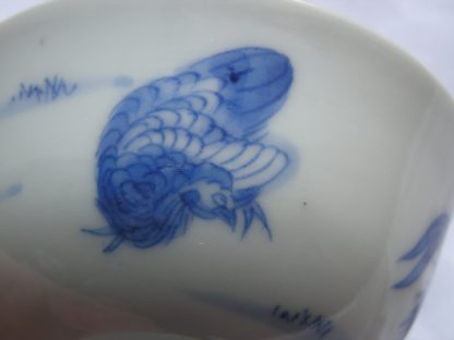 Lidded Hirado bowl ("chawan") with cockerel and hen, ca. 1800 - Image 3