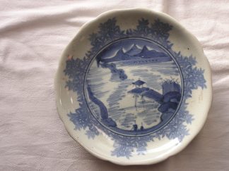 Arita plate with seascape, 1690-1730