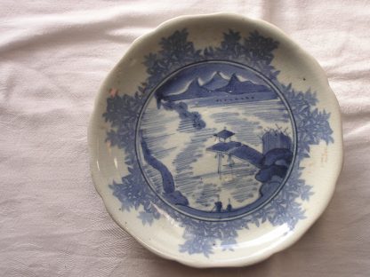 Arita plate with seascape, 1690-1730