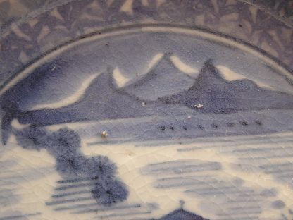 Arita plate with seascape, 1690-1730 - Image 4