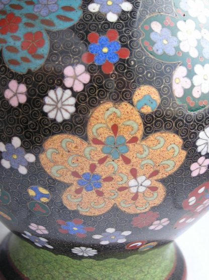 Large vase with floral decoration, 1890-1910 - Image 2