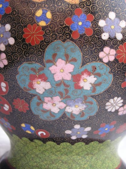 Large vase with floral decoration, 1890-1910 - Image 10