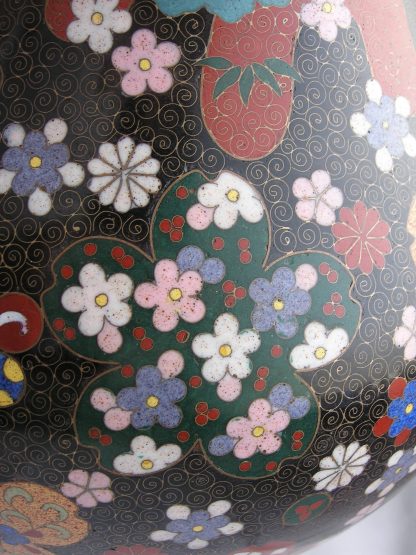 Large vase with floral decoration, 1890-1910 - Image 9