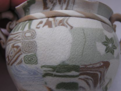 Banko "marble" sugar pot, 1868-1912 - Image 2