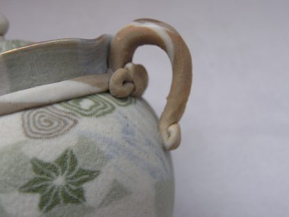 Banko "marble" sugar pot, 1868-1912 - Image 4