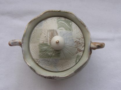 Banko "marble" sugar pot, 1868-1912 - Image 6