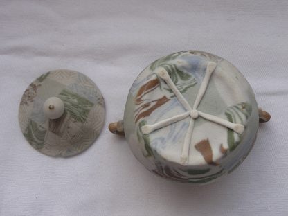Banko "marble" sugar pot, 1868-1912 - Image 7
