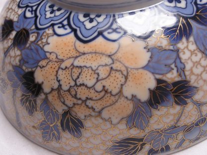 Fukagawa bowl with phoenix and paulownia leaves, 1880-1900 - Image 10