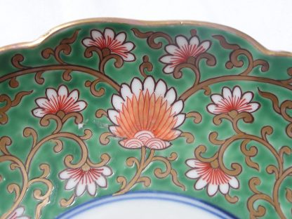 Floral eight-lobed plate, 1840-1860 - Image 2