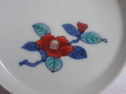Small Imaemon plate with floral decoration, 1950-1970 - Image 2