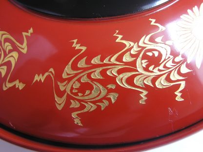 Chawan (lidded bowl) with floral decoration, 1912-1926 - Image 4