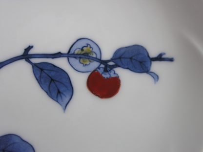 Plate with persimmon plant, Kakiemon XIII (1963-1982) - Image 3