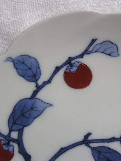 Plate with persimmon plant, Kakiemon XIII (1963-1982) - Image 4