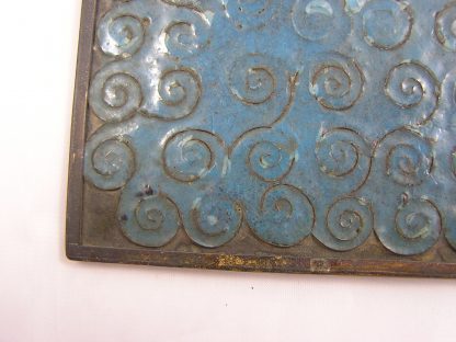 Plaque with lotus flowers and insects, 1890-1912 - Image 9