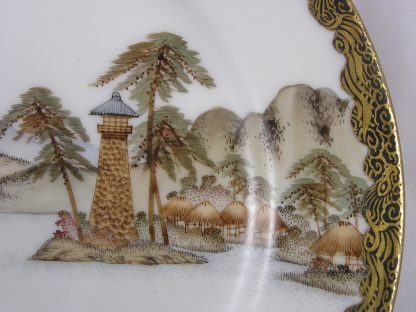Kutani or Yokohama plate with seascape (1), 1912-1926 - Image 3