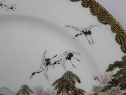 Kutani or Yokohama plate with seascape (3), 1912-1926 - Image 3