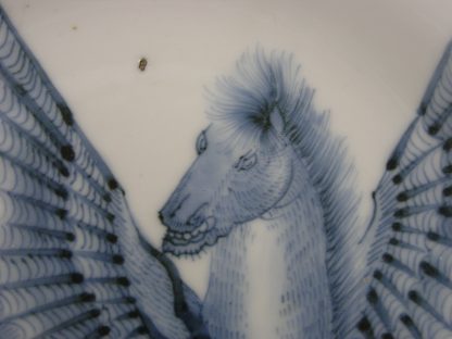 Arita plate with pegasus, 1850-1900 - Image 2