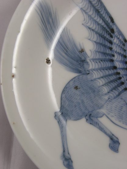 Arita plate with pegasus, 1850-1900 - Image 3